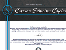Tablet Screenshot of carsonschwinn.net